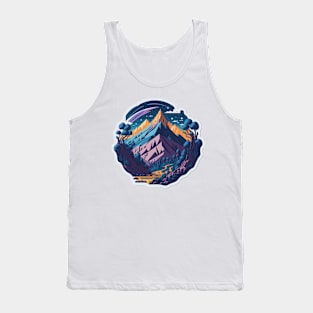 Enchanting Hills Sticker Tank Top